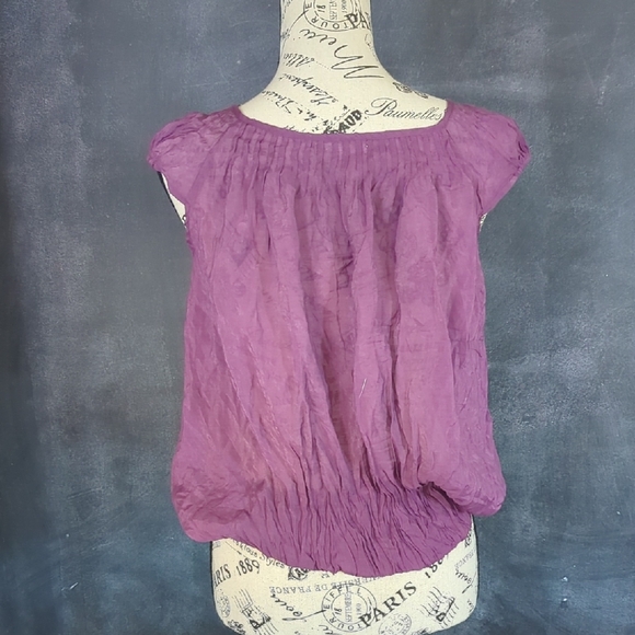 Purple Boho Top - Picture 2 of 3